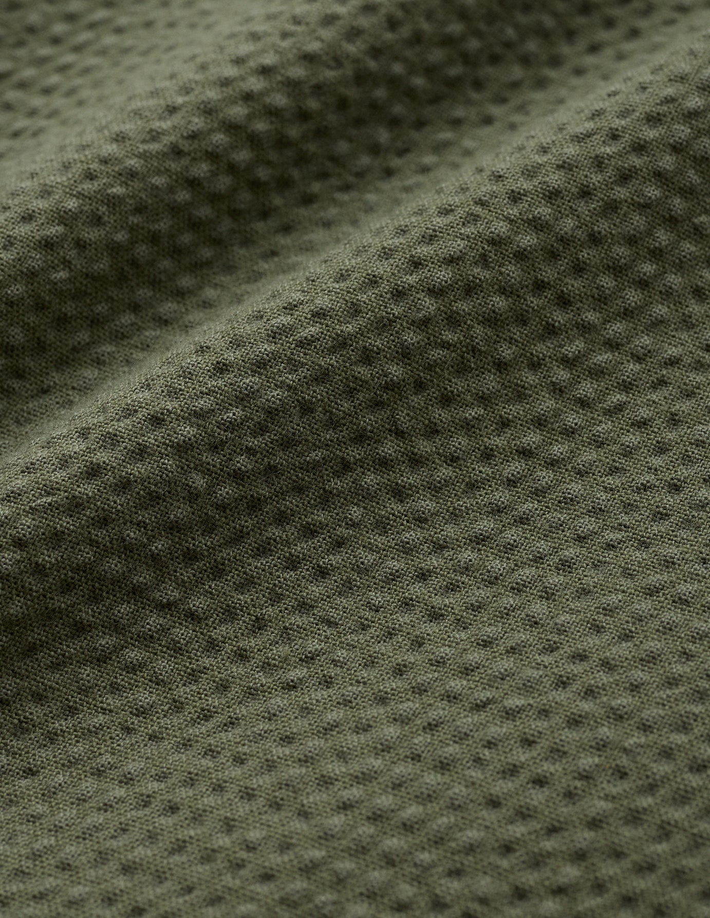 Seersucker Short Sleeve Shirt Clover Green